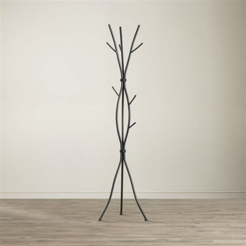 Multi-Hook Metal Coat Rack &ndash; Tree Branch Design for Stylish Entryway Storage
