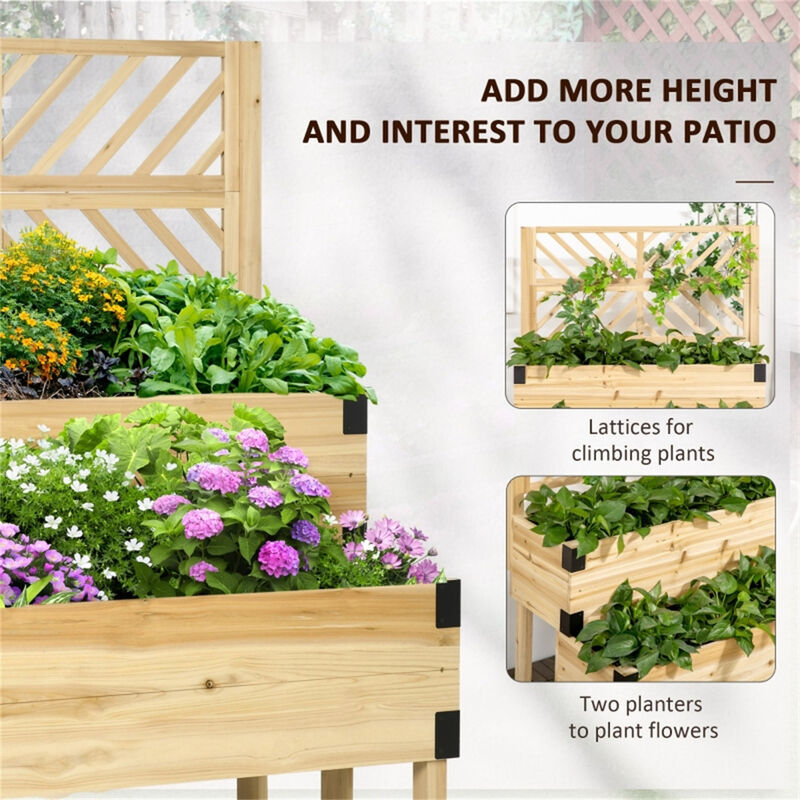 Flower Shelf for Plants Indoor & Outdoor Multi-Tier Plant Stand