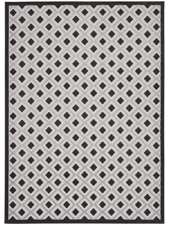 Aloha ALH26 Black/White 9' x 12' Rug