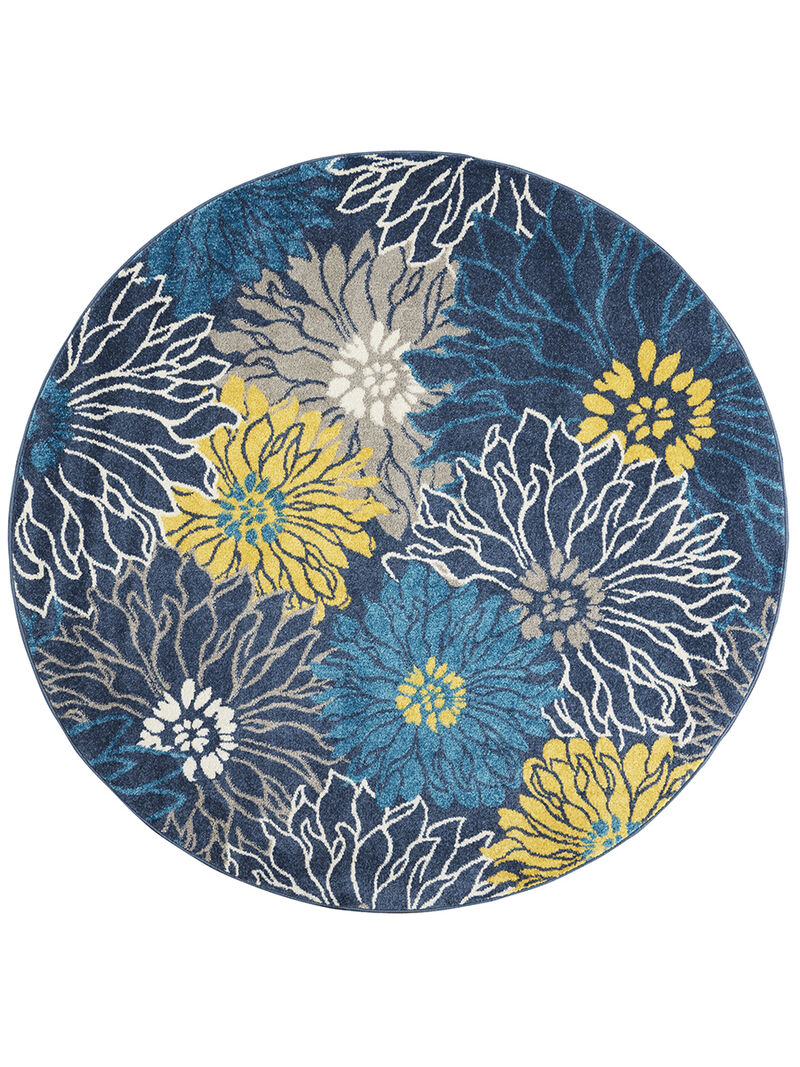 Passion PSN17 Blue 5'3" x 7'3" Rug image number 0