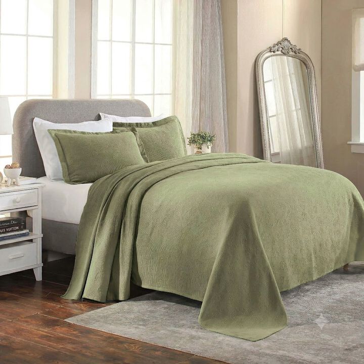 Lightweight Cotton Bedspread Set with Matching Shams