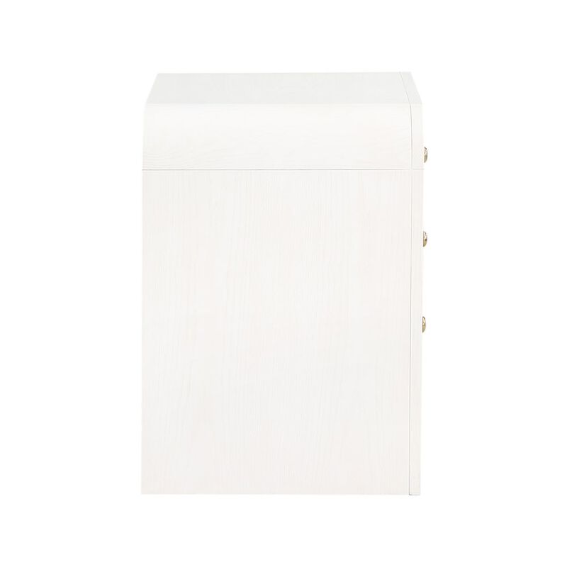 Meridian Furniture Siena White Night Stand