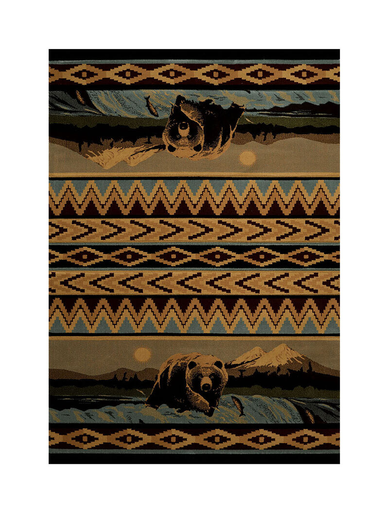United Weavers Bear Falls Lodge Style Carpet Runner 31 X 88 Inches image number 0