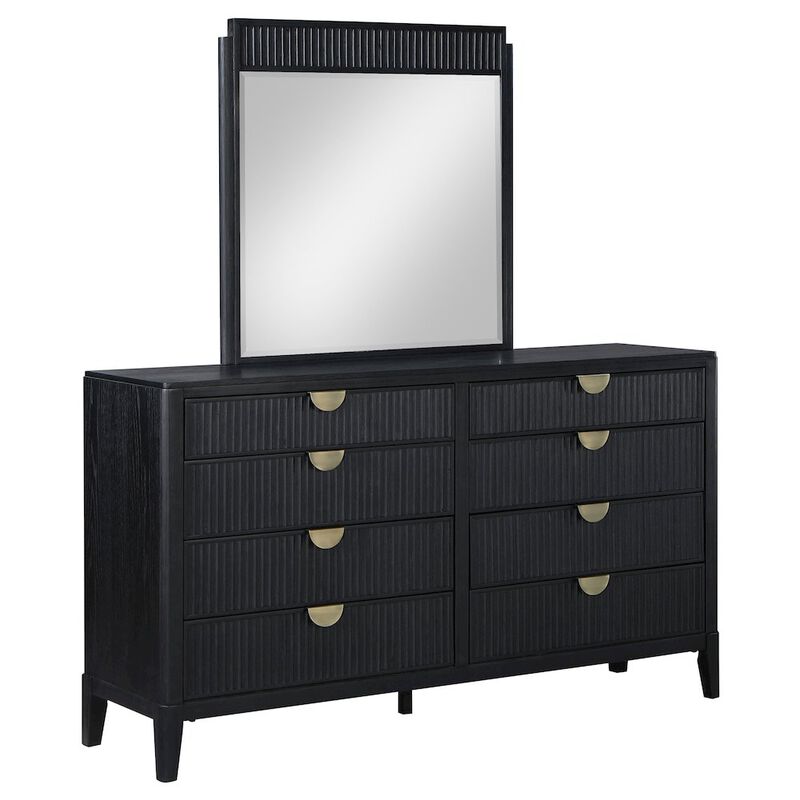 Coaster Co. of America Brookmead 8-drawer Dresser with Mirror Black image number 0