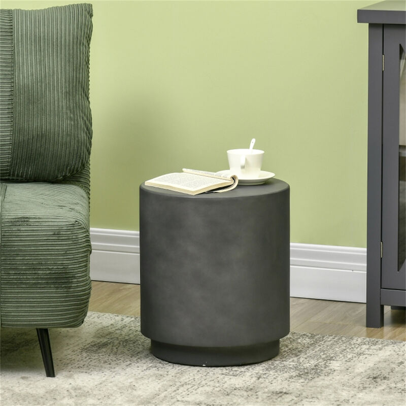 Compact End Table with Storage for Home and Office Decor