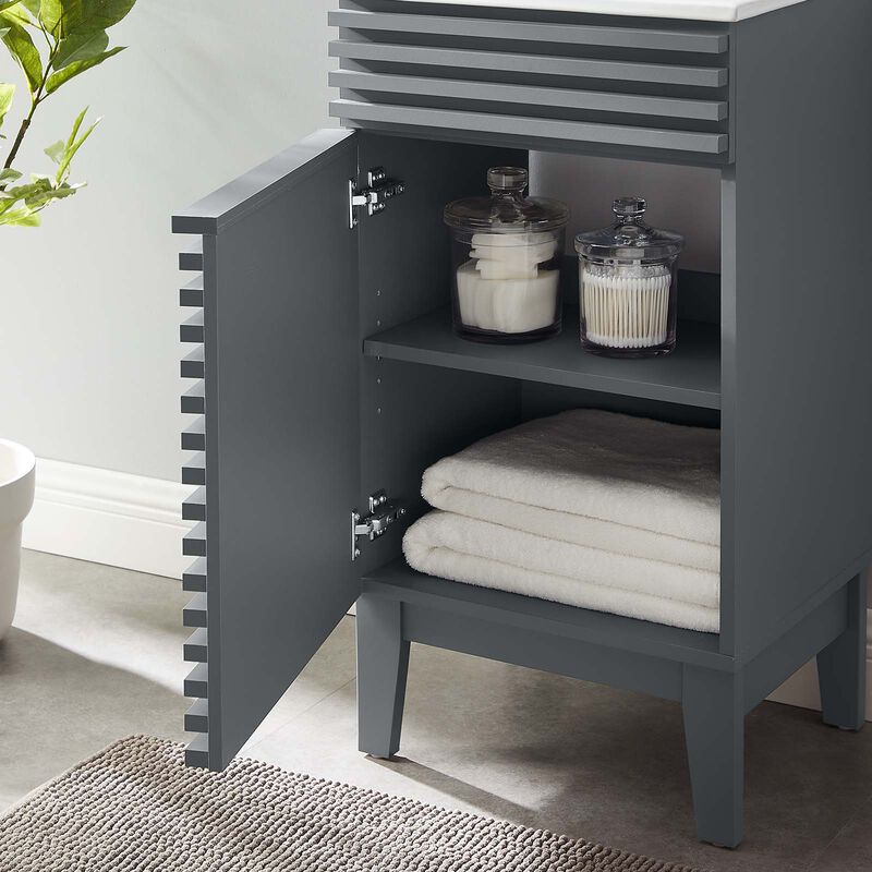 Render 18" Bathroom Vanity Cabinet image number 7