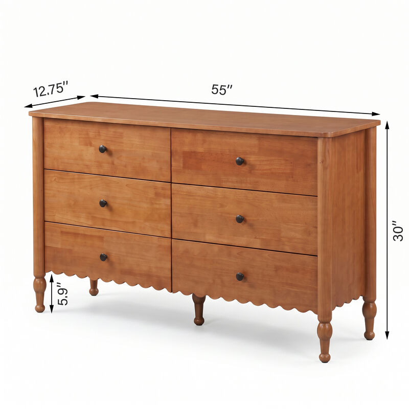 Nobpre 55'' Drawer Dresser image number 4