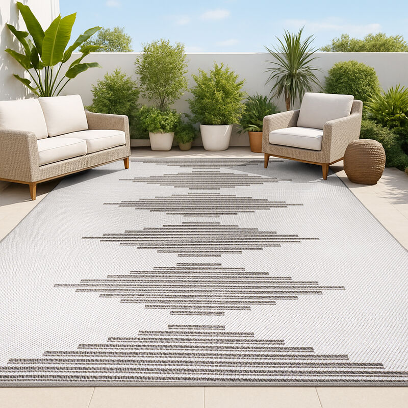 Vinales Diamond Stripe Indoor/Outdoor Area Rug