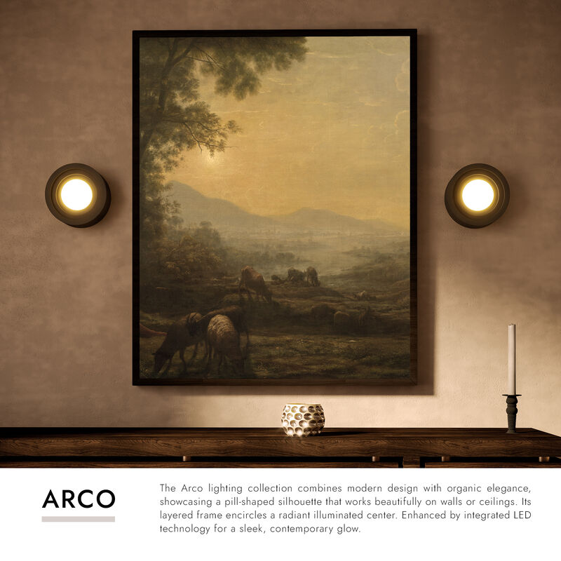 Arco 5-in Damp-Rated Dimmable LED Wall Sconce image number 4