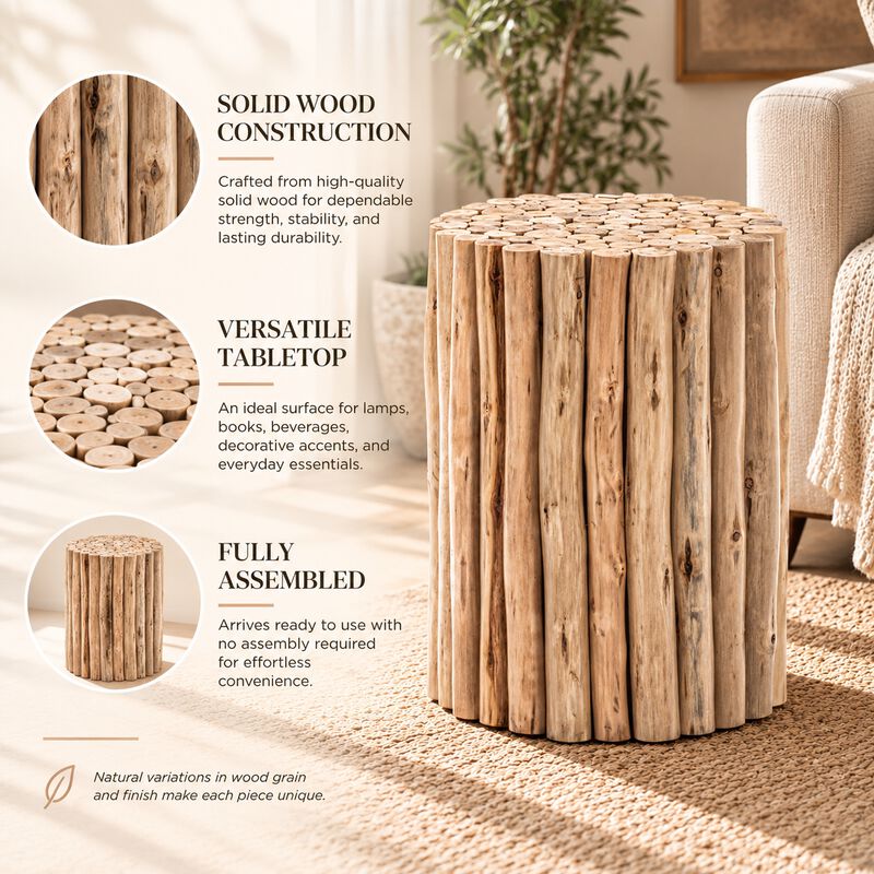 Raveliqua Wood-Stick End Table image number 4