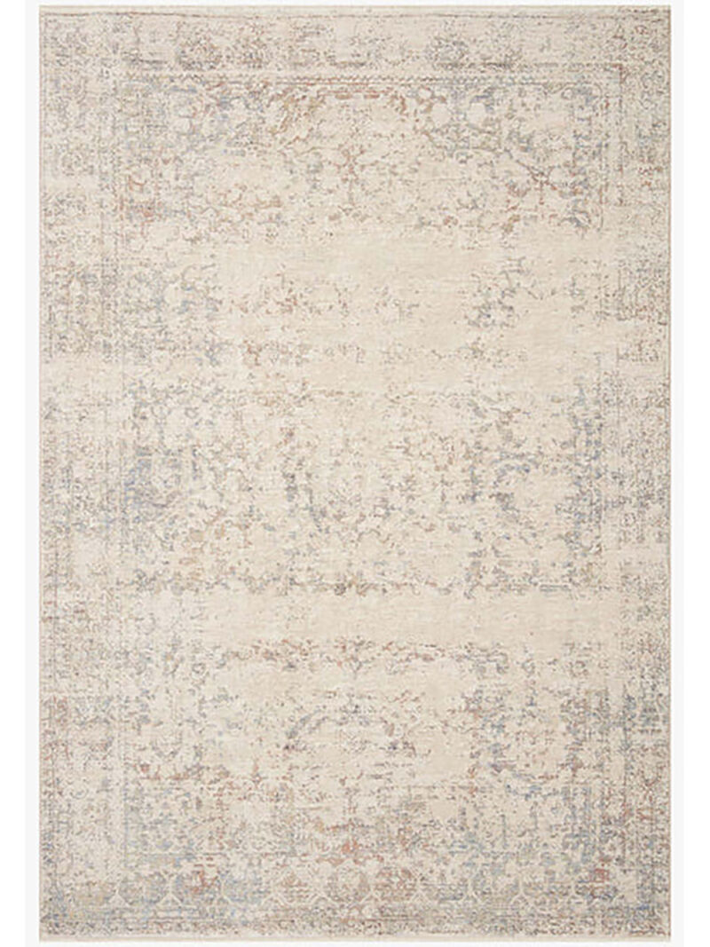 CARose CAR05 Ivory/Multi 18" x 18" Sample Rug