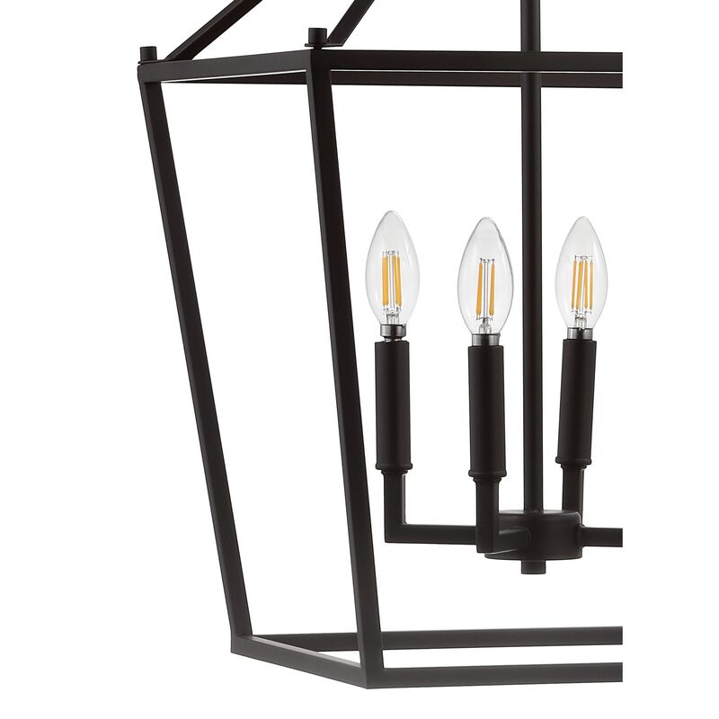 PagodaBulb Lantern Metal LED Pendant