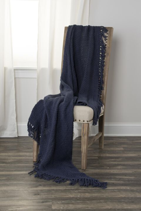 Indigo 50" x 60" Throw Blanket