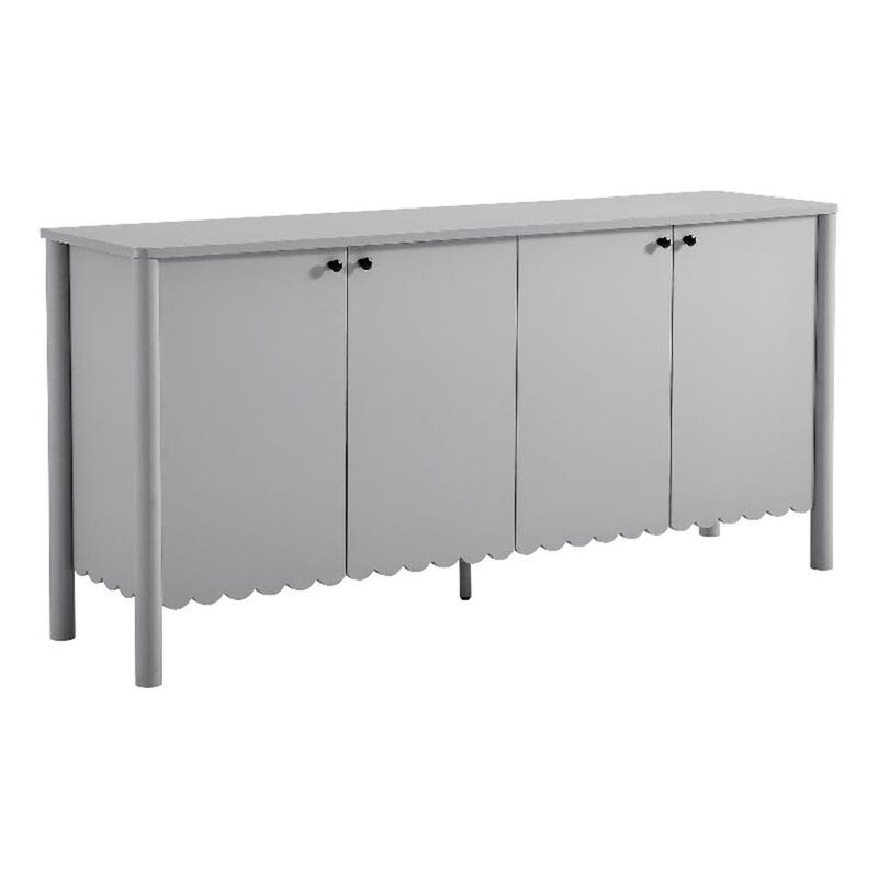 Modway Emmeline 4-Door Scalloped Sideboard in Sage image number 0