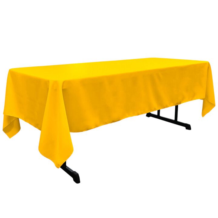 Rectangular Tablecloth 60 by 102 Inch Polyester Poplin Fabric