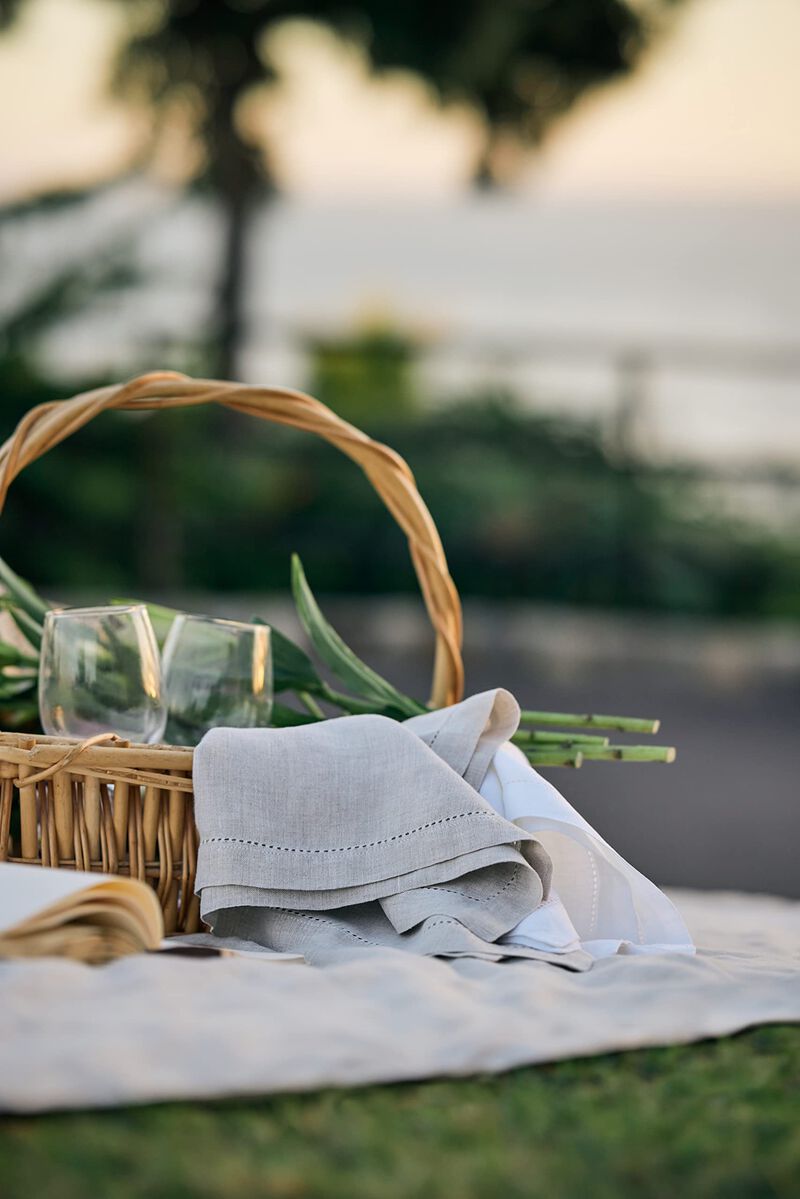 Linen Dinner Napkins - Sonoma Hemstitch image number 7