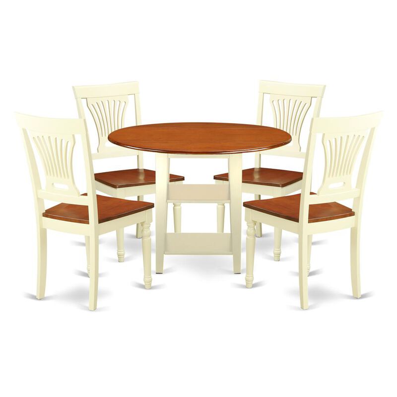 Dining Room Set Buttermilk & Cherry