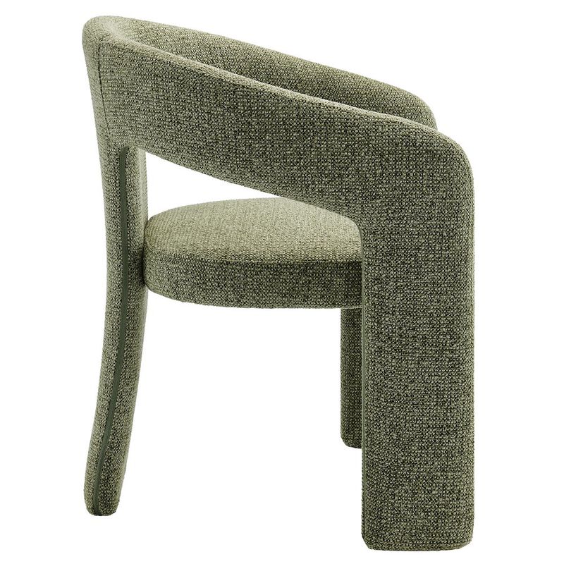 Modway Oslo Barrel Fabric Upholstered Dining Accent Chair