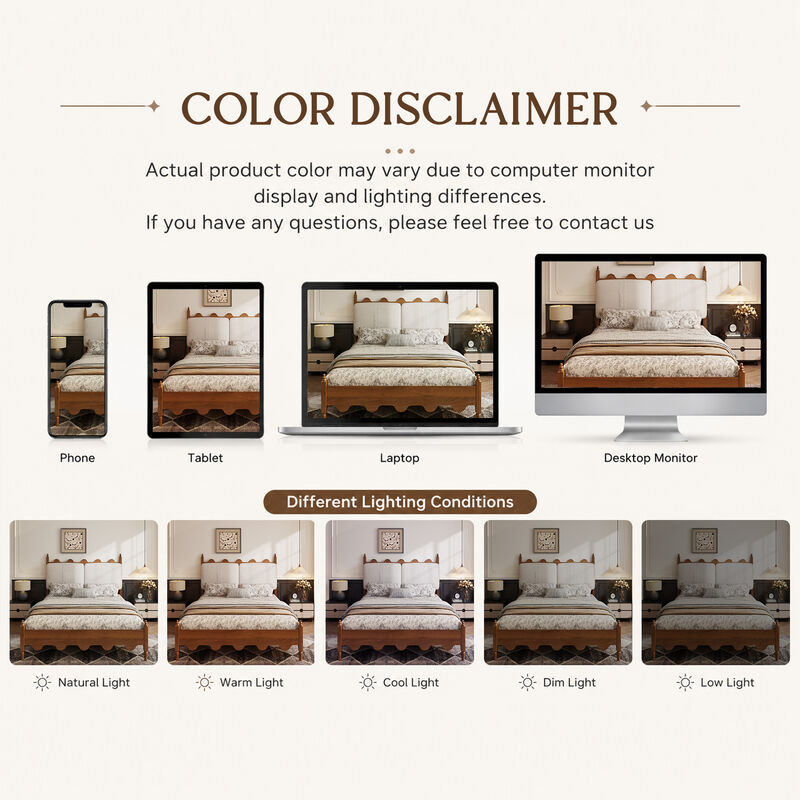 Swatim Queen Size Bed Frame image number 6