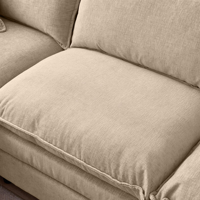 Vulwab 105" Modular Sectional Couch image number 7