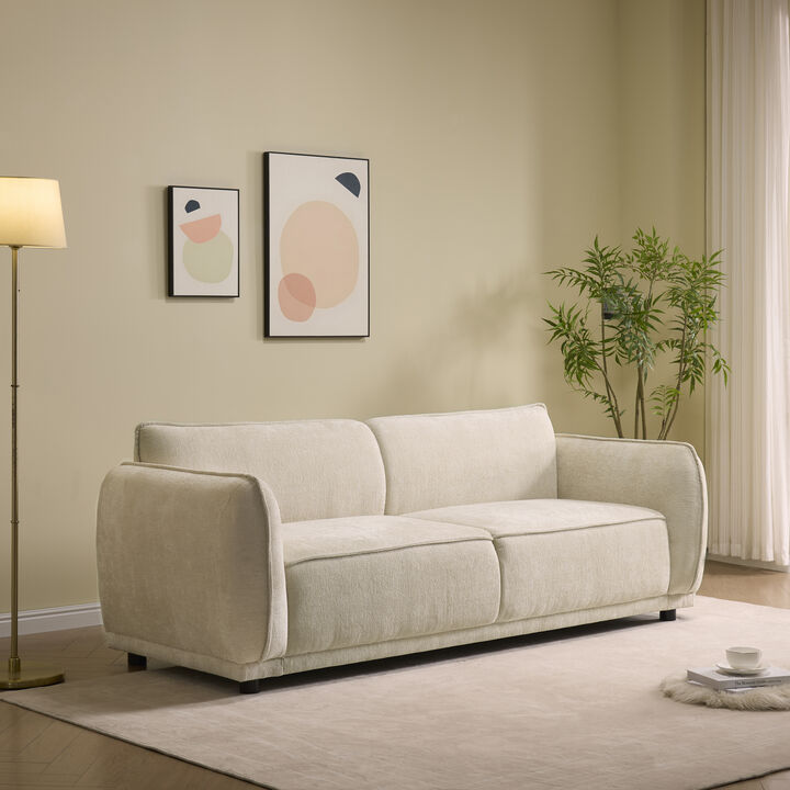 Christopher Knight Home Ifa 84" Modern 3-Seater Upholstered Sofa