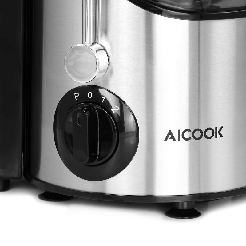 AICOOK Centrifugal Self Cleaning Juicer and Juice Extractor in Silver image number 7