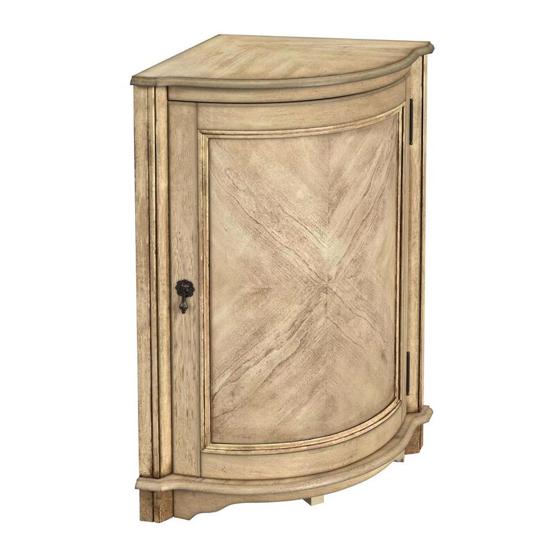 Butler Specialty Durham Corner Cabinet, Beige