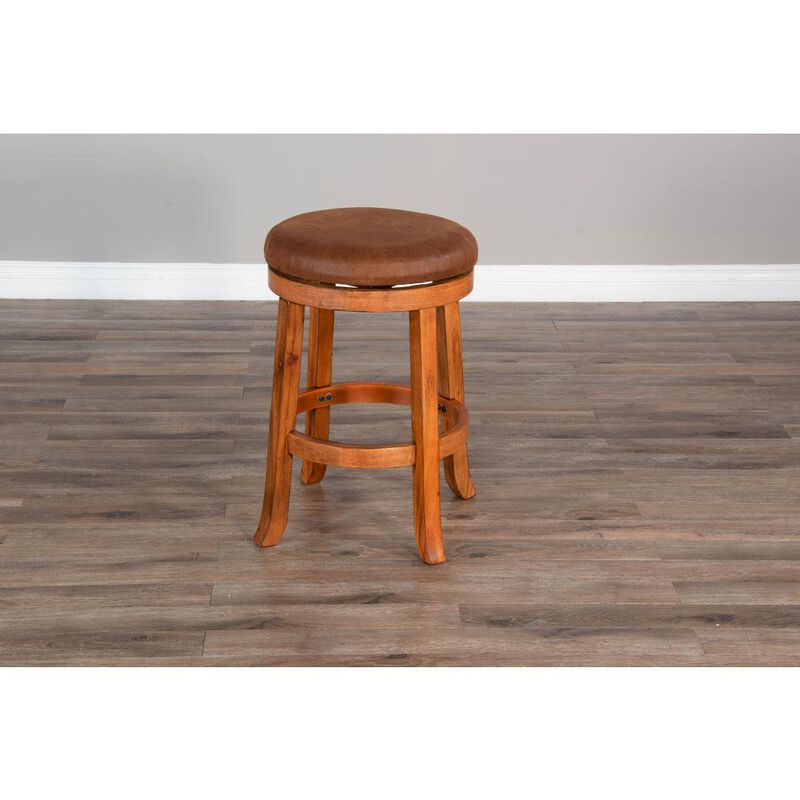 Sunny Designs Counter Swivel Stool, Cushion Seat