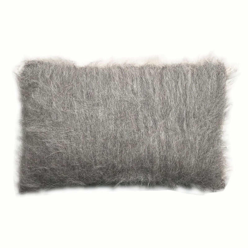 Diamond rectangle cushion grey image number 2