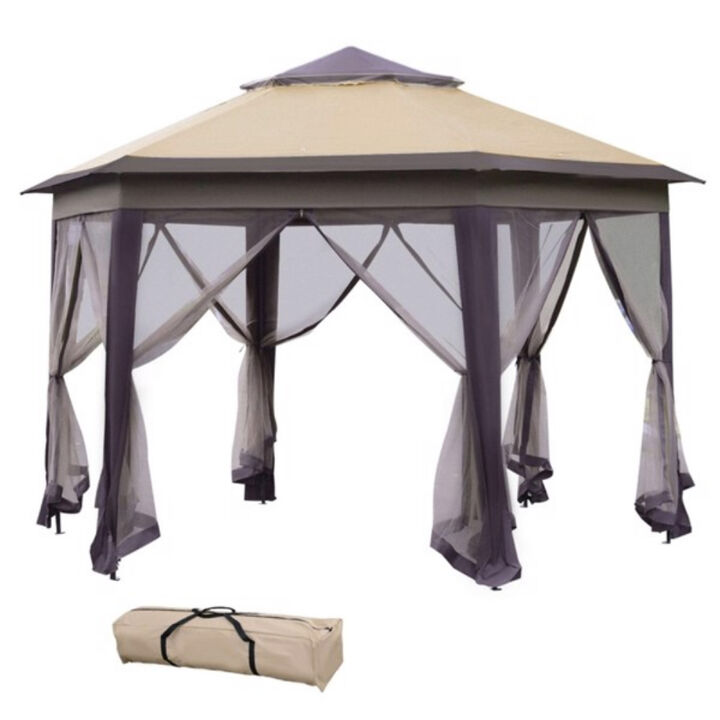 Waterproof Pop-Up Canopy Gazebo  Durable Outdoor Event Shelter with Sidewalls