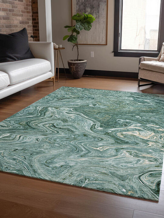 Ravenna RN8 Teal 8' x 10' Rug