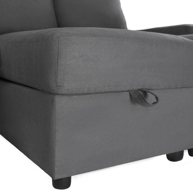 Merax Sectional Sofa Convertible Sectional Sofa U-shaped Sofa