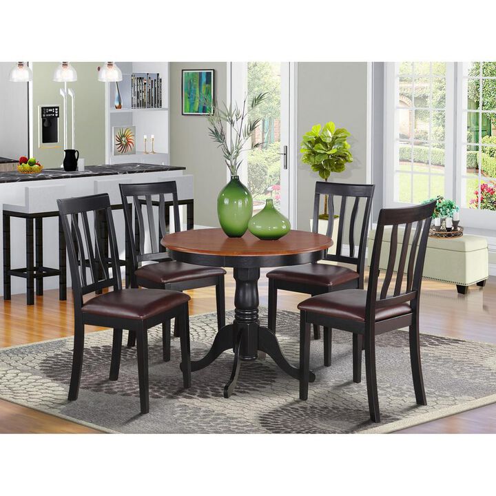 5 PC Kitchen nook Dining set-small Table as well as 4 Kitchen Dining Chairs