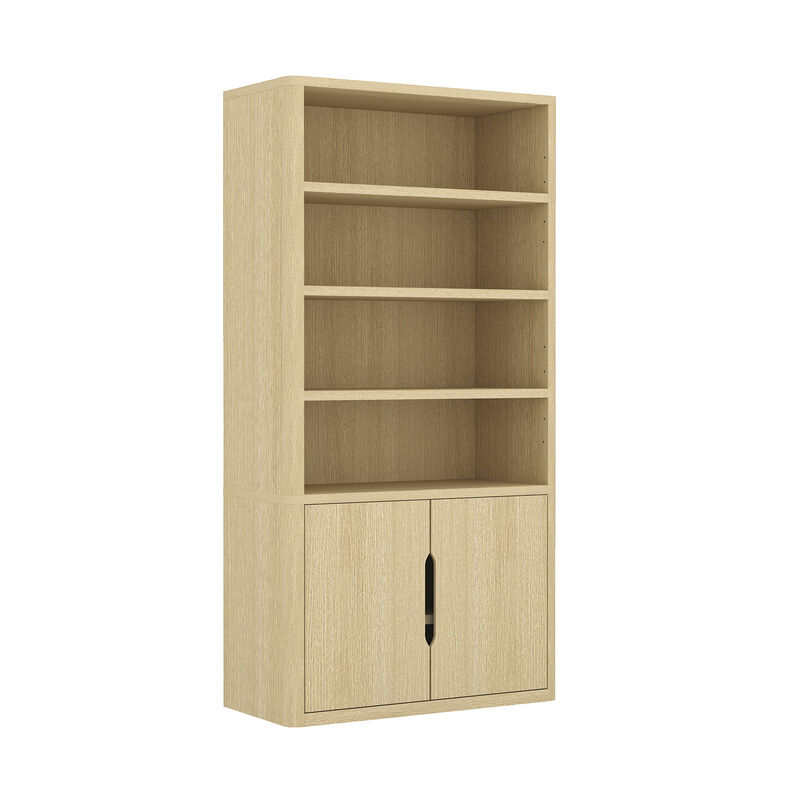 Rivington Neutral Bookcase Cabinet (Set of 3)