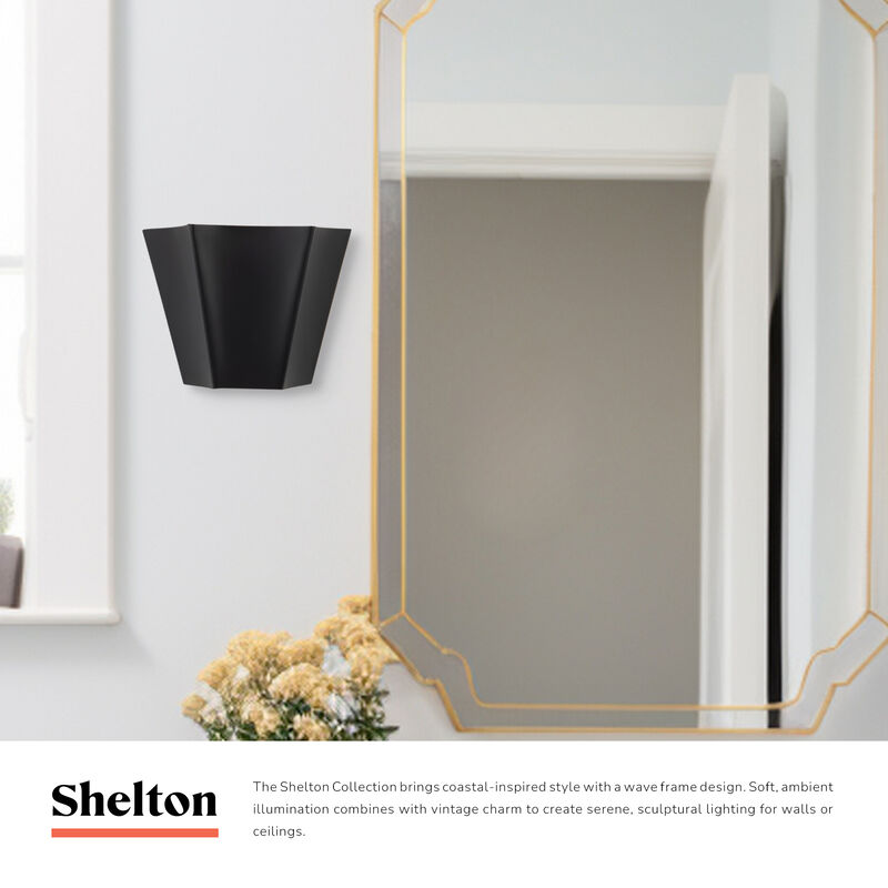 Shelton 10-in Damp-Rated Wall/Vanity Light image number 6