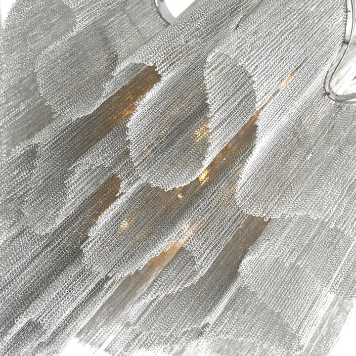 Daisy 16 Light Down Chandelier With Chrome Finish