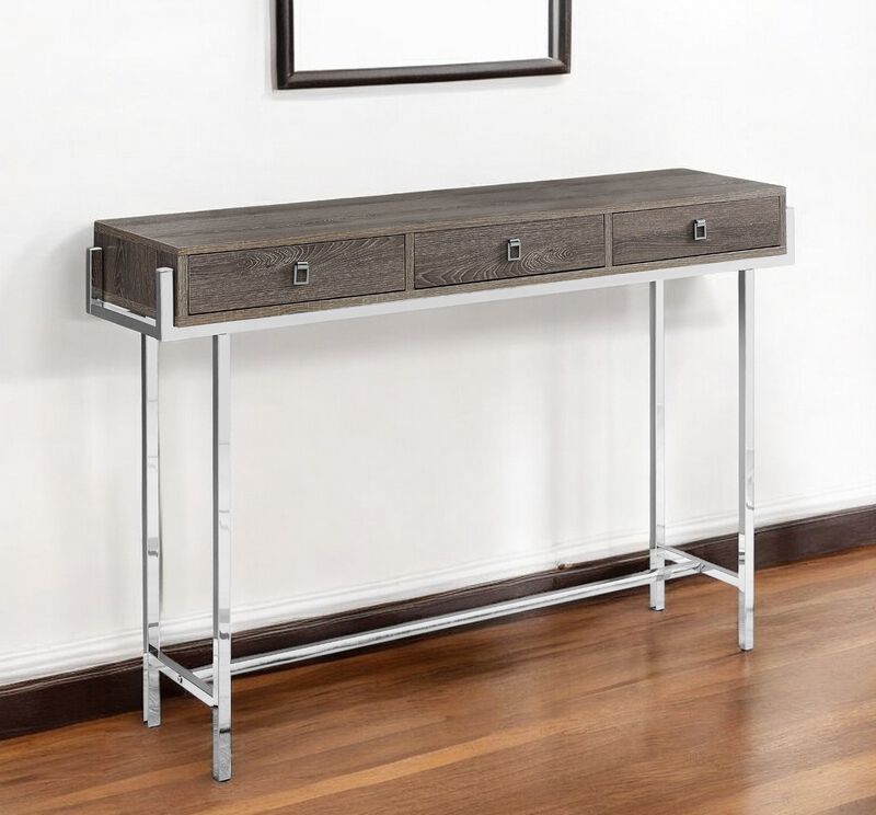 Console Table with Storage Drawers for Entryway, Hallway, or Living Room Organization