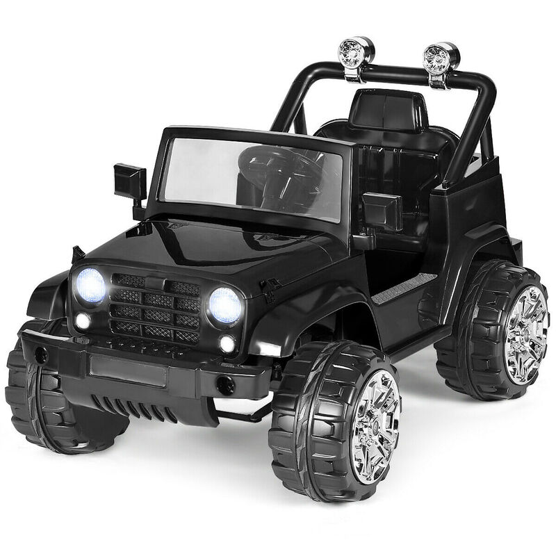 Kids 12V Ride On Electric Car with Music Remote Control and LED Lights image number 4