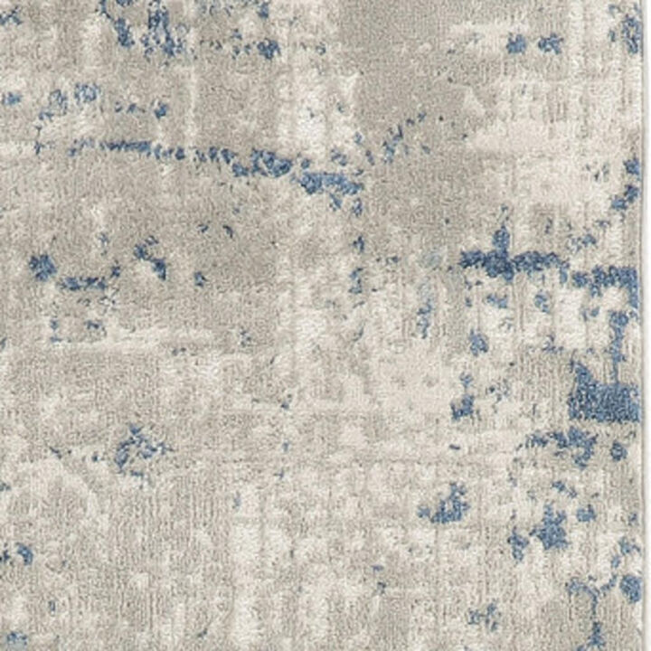 HomeRoots Abstract Power Loom Runner Rug