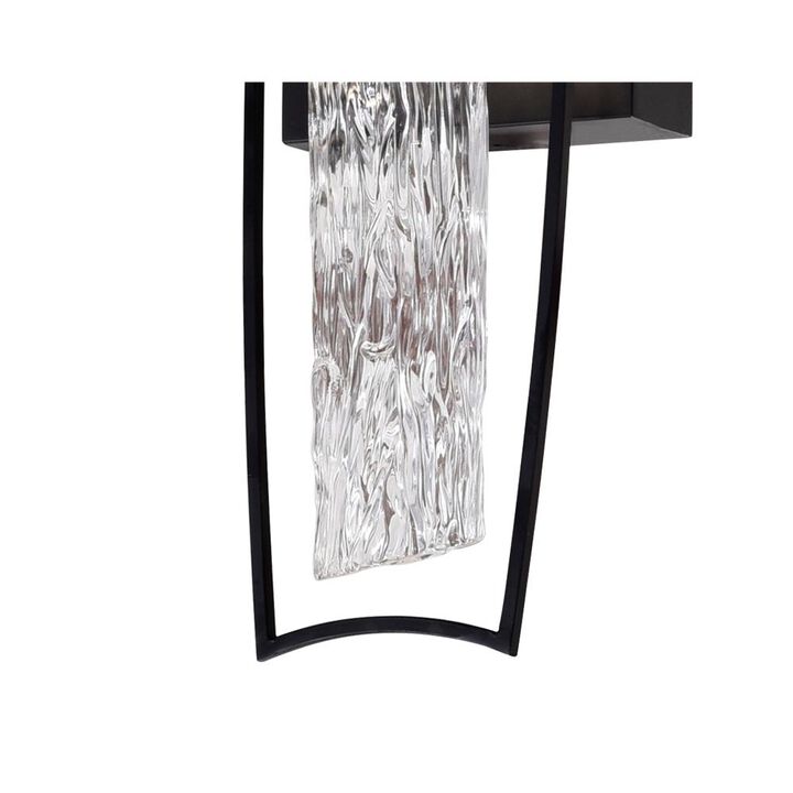 Guadiana 5 in LED Black Wall Sconce