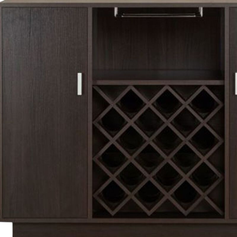 Storage Server Cabinet with Two Doors for Dining Room or Kitchen