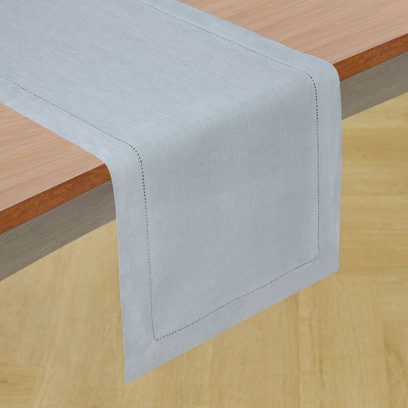 Christmas Linen Table Runner - Classic Hemstitch, Solino Home