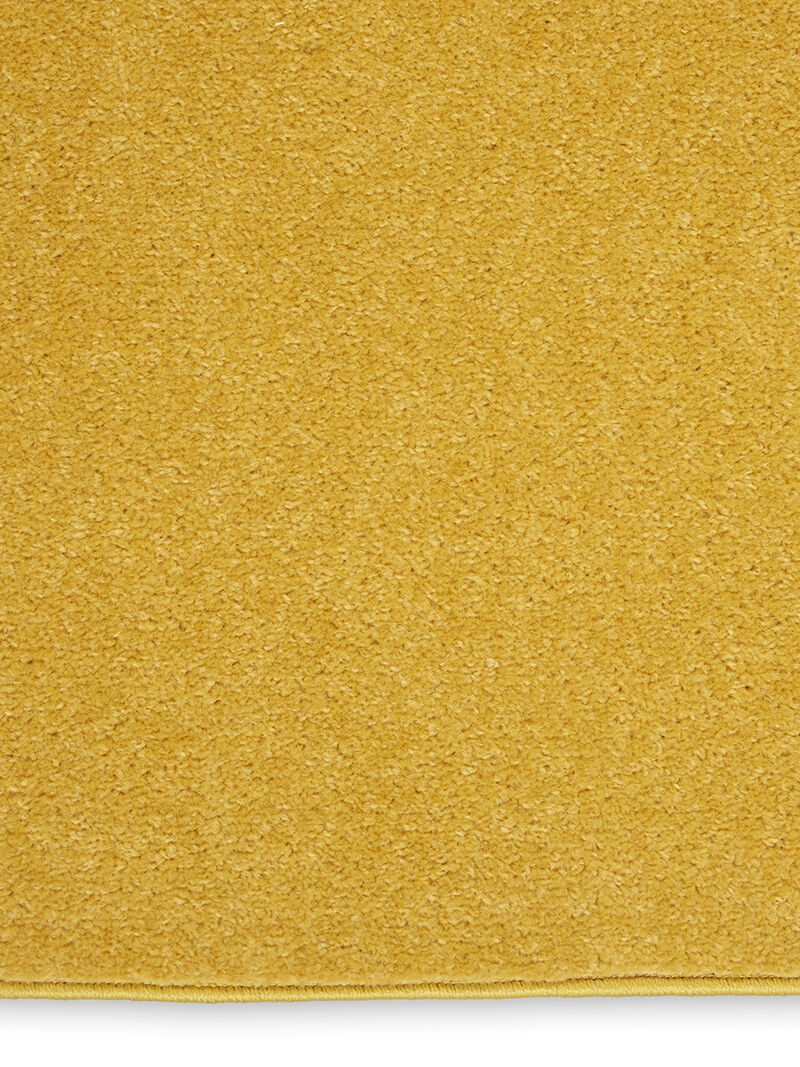 Nourison Essentials NRE01 Yellow 2'2" x 14' Rug image number 4