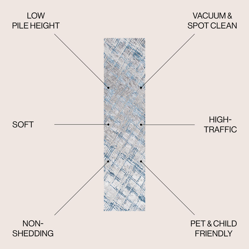 Slant Modern Abstract Area Rug