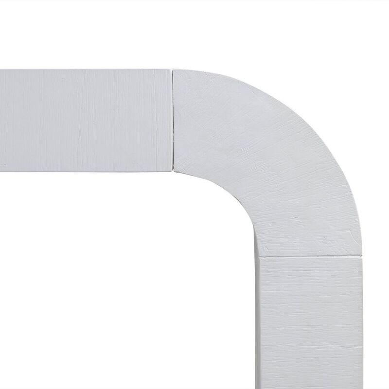 TOV Furniture Hump White Console Table image number 4