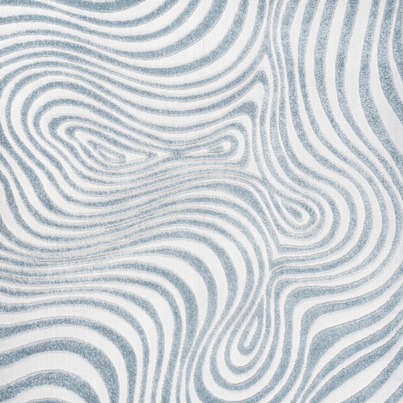 Maribo High-Low Abstract Groovy Striped Area Rug
