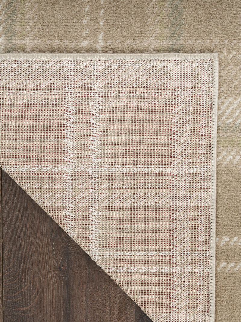 Grafix GRF03 Taupe 6' x 9' Rug