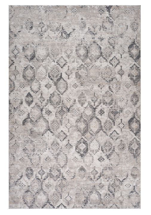 HomeRoots Abstract Distressed Area Rug