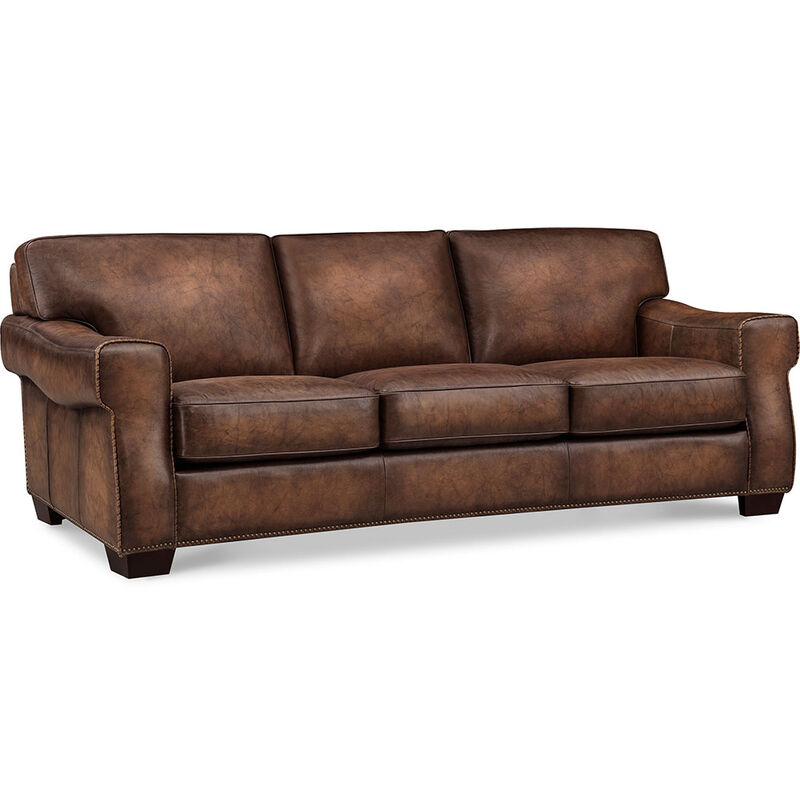 Capri 100% Top Grain Leather Sofa