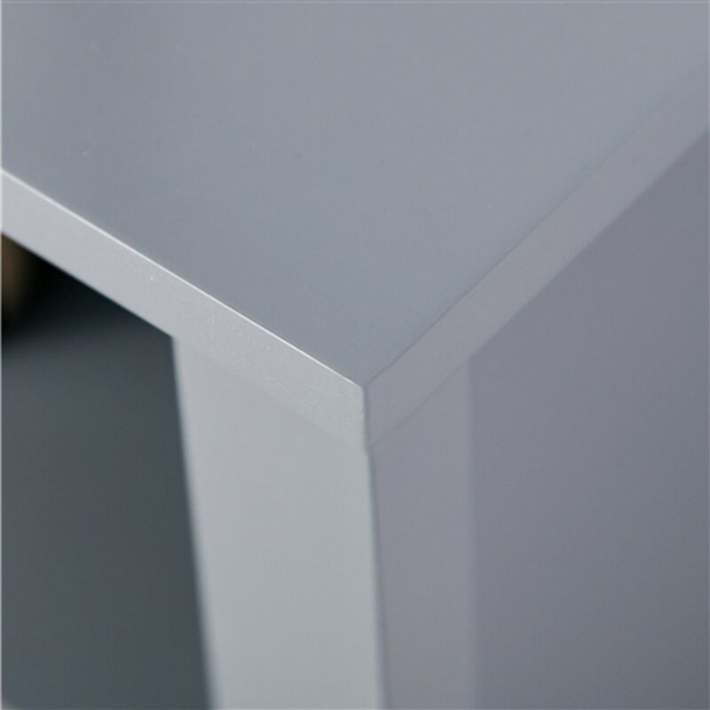 2-Tier Shelf Bathroom Floor Cabinet &ndash; Hidden Storage for a Clean and Organized Bathroom